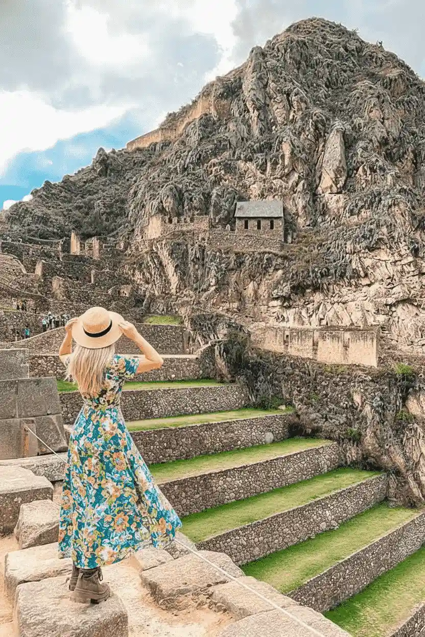 Turistas visitando las salineras de Maras y las terrazas de Moray en el tour Valle Sagrado VIP de Enjoy Cusco Holidays